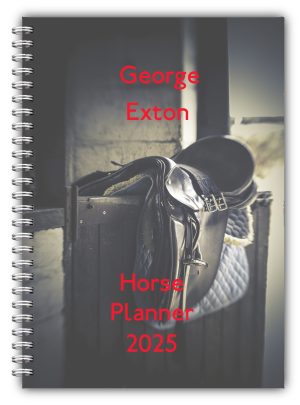 A5 equestrian log book